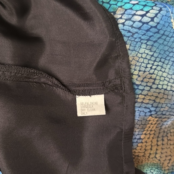 Single by Galina Sobolev Halter Snake Print Silk Maxi‎ Dress Size Large NWT - Picture 6 of 7